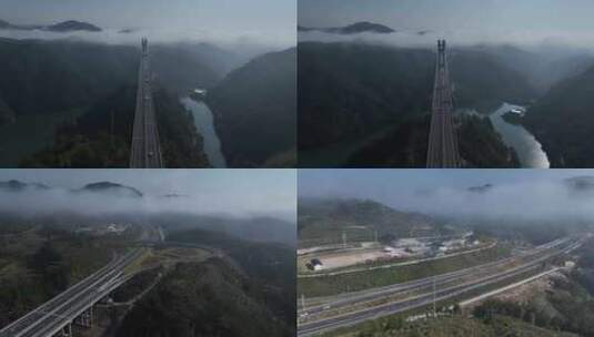 高速大桥高清在线视频素材下载