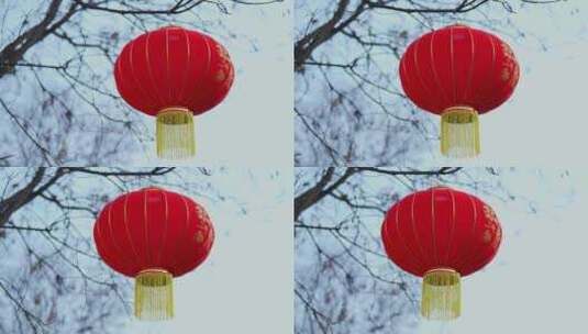 新春新年红灯笼高清在线视频素材下载