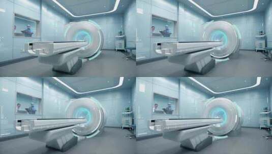 V003高科技智慧医疗核磁CT高清在线视频素材下载