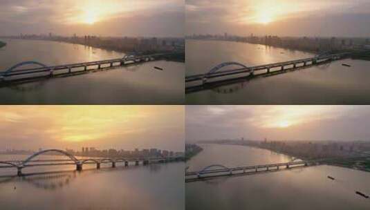 【合集】杭州钱江四桥 复兴大桥高清在线视频素材下载