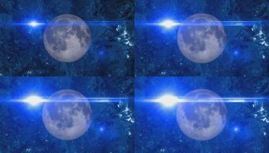 月球行星纹理球体月球动画和照明背景，视频高清在线视频素材下载