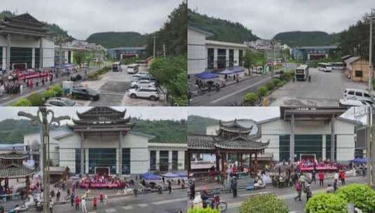 三都水族博物馆航拍高清在线视频素材下载