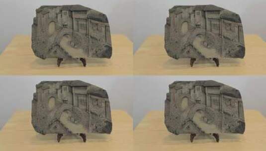 澄湖石雕艺术品特写高清在线视频素材下载