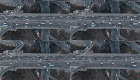 4K城市立交航拍空镜头高清在线视频素材下载