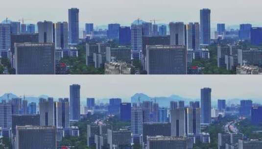 中国杭州余杭未来科技城高清在线视频素材下载