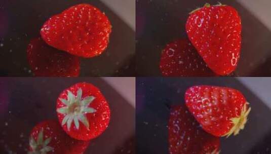 食品 食材 美食 草莓 农产品 激素 饮高清在线视频素材下载