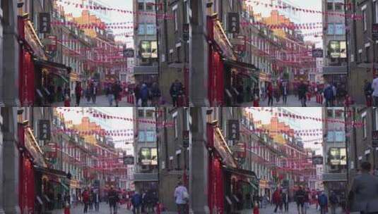 伦敦唐人街高清在线视频素材下载