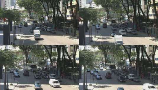 马来西亚街道的交通高清在线视频素材下载
