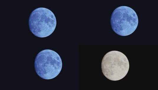 月亮月球高清在线视频素材下载