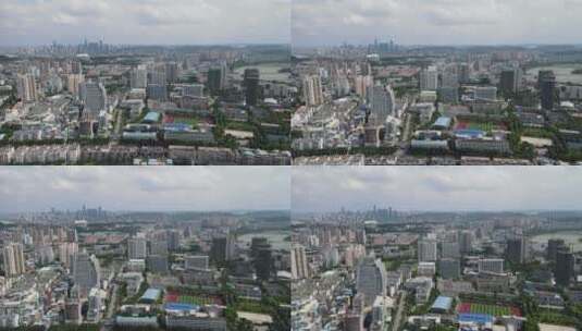 航拍广西南宁城市宣传片地标建筑高清在线视频素材下载