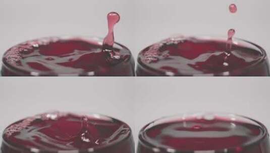 高清实拍倒红酒酒滴酒液 3高清在线视频素材下载