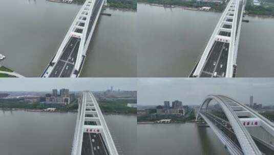 上海卢浦大桥高清在线视频素材下载