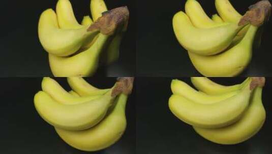 香蕉4K食品水果有机食品高清在线视频素材下载
