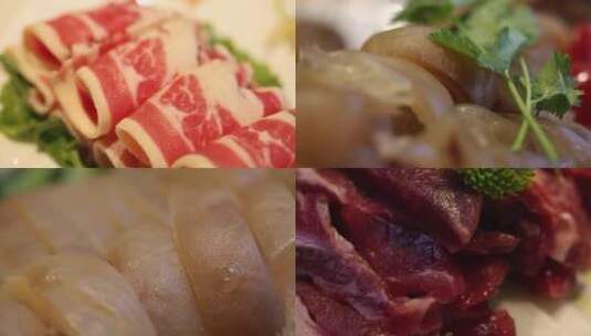 厨房餐馆餐厅牛肉摆盘高清在线视频素材下载