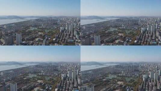城市航拍江苏徐州城市风光航拍高清在线视频素材下载
