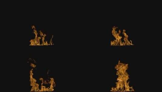 篝火火苗火焰燃烧 (5)高清在线视频素材下载