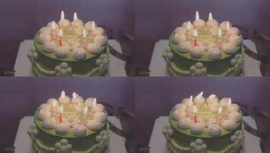 生日蛋糕及蜡烛_01高清在线视频素材下载