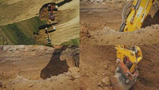 【合集】挖掘 挖掘机 建设高清在线视频素材下载