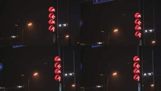 交通指示灯高清在线视频素材下载