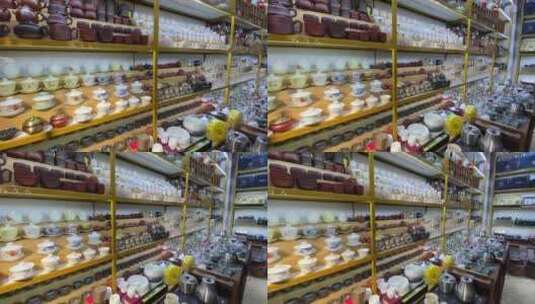 春节龙年 餐具 茶具 高清在线视频素材下载