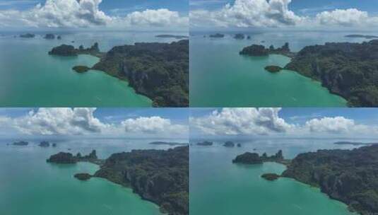 泰国甲米Aonang Mao海岸自然风光高清在线视频素材下载