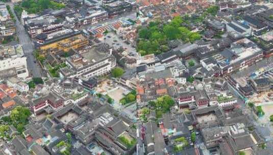 上海市黄浦区豫园上海城隍庙城市地标风景风高清在线视频素材下载