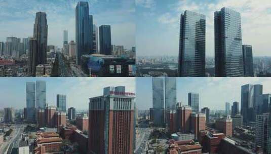 湖南长沙市中心商业中心CBD高清在线视频素材下载
