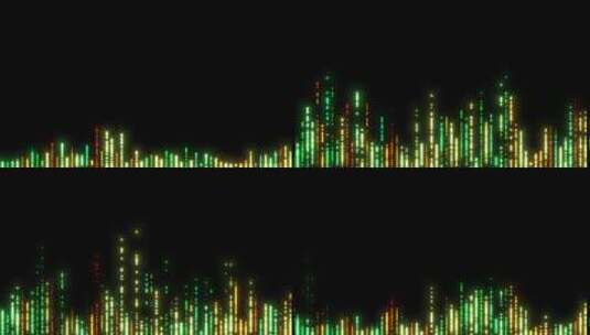 均衡器的循环动画，彩色声音均衡器动画夜总高清在线视频素材下载