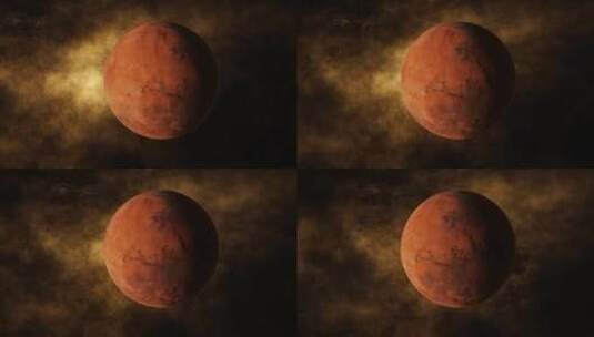 火星红色星球高清在线视频素材下载