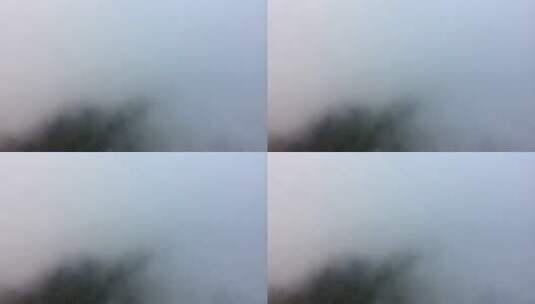 山间云雾弥漫景象高清在线视频素材下载