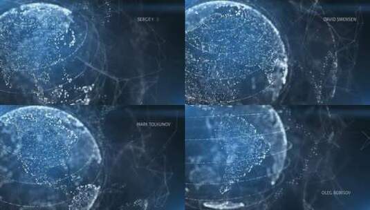 科幻新潮动感宇宙图像过渡片场AE模板高清AE视频素材下载