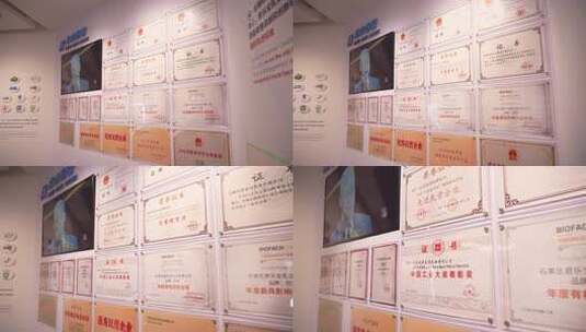 君乐宝展示大厅 君乐宝 乳业企业 展示大厅高清在线视频素材下载