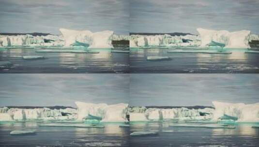 融化的冰川高清在线视频素材下载