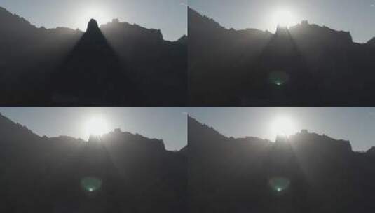 山顶日出 - 1高清在线视频素材下载
