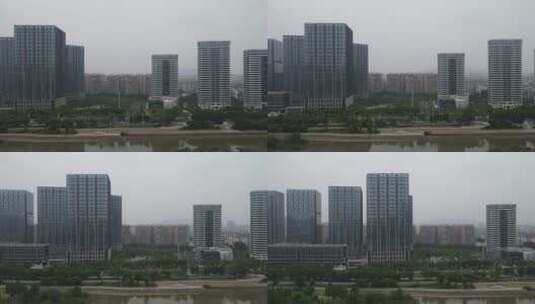 航拍福建福州城市风光高清在线视频素材下载