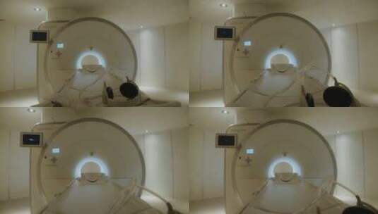 医院医疗设备ct扫描大脑ct磁共振mri高清在线视频素材下载