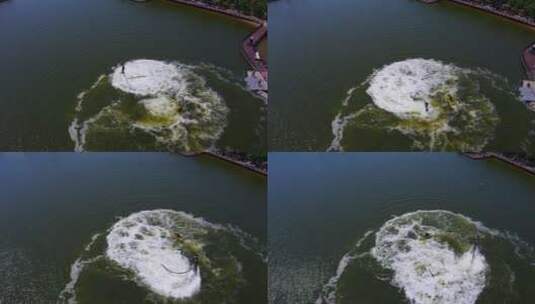 水上飞行器表演高清在线视频素材下载