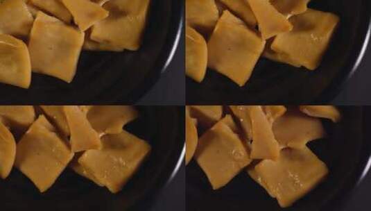 干豆腐豆腐皮豆腐干高清在线视频素材下载