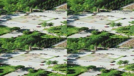 航拍湖北神农架5A景区神农坛竖屏高清在线视频素材下载