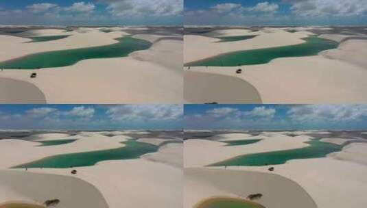 异国情调的沙丘夏季景观高清在线视频素材下载
