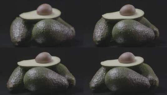 牛油果鳄梨LOG视频素材高清在线视频素材下载