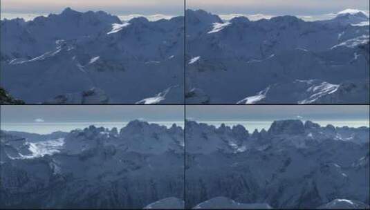 雪山景观高清在线视频素材下载