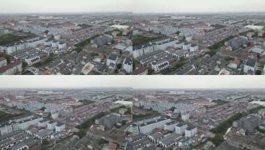 上海新场古镇4K航拍原素材高清在线视频素材下载