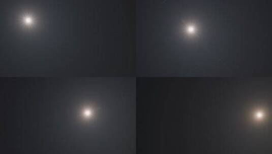 月亮星星延时实拍镜头高清在线视频素材下载