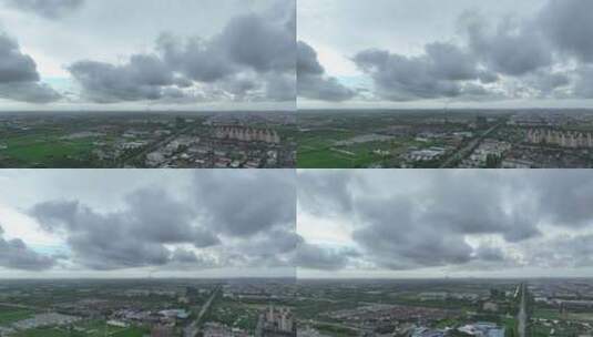 上海金山区航拍空镜高清在线视频素材下载