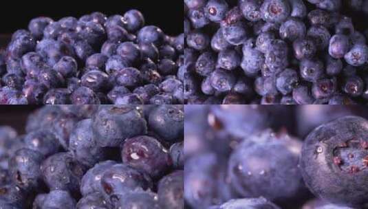 蓝莓 水果 食品 食物 食材高清在线视频素材下载
