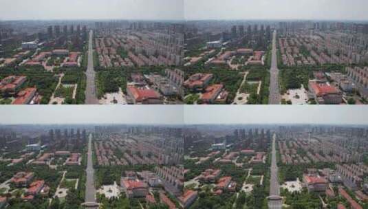 河南许昌城市风光许昌建设10高清在线视频素材下载