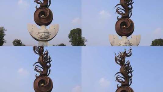 杭州良渚古城遗址公园高清在线视频素材下载