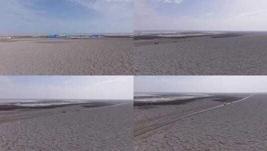 青海省315国道沙漠公路高清在线视频素材下载
