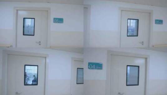医院病房走廊空镜高清在线视频素材下载